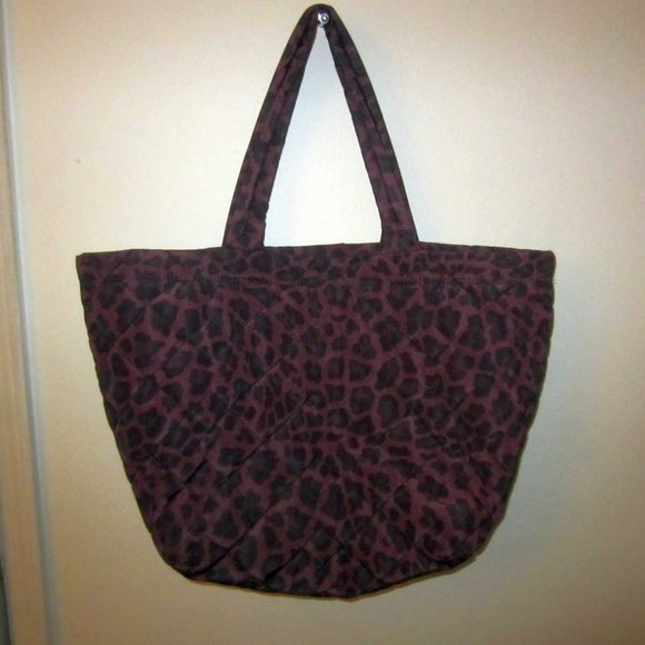 Marc Jacobs Purple Large Leopard Print Tote - Picture 2 of 7